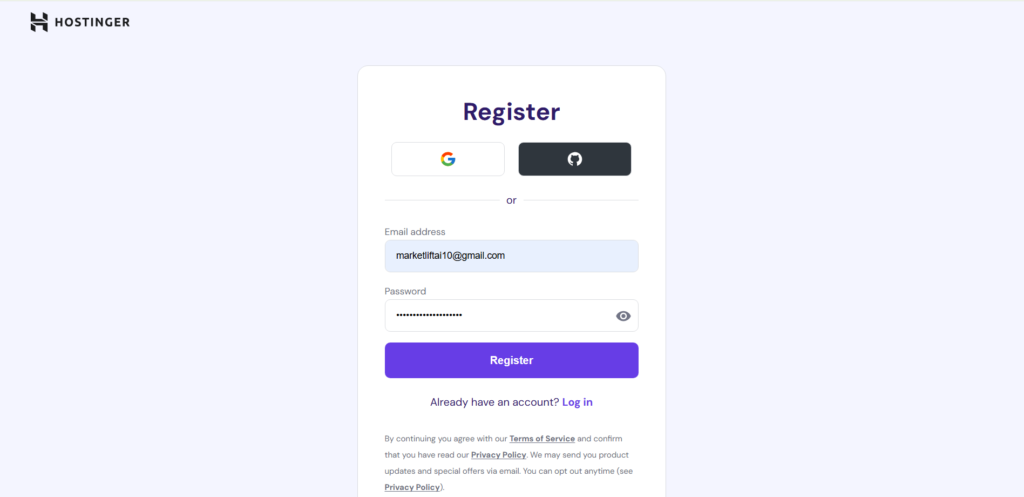 Best Guide on How to Set Up Hostinger Hosting The first step to using Hostinger Web Hosting is creating your account