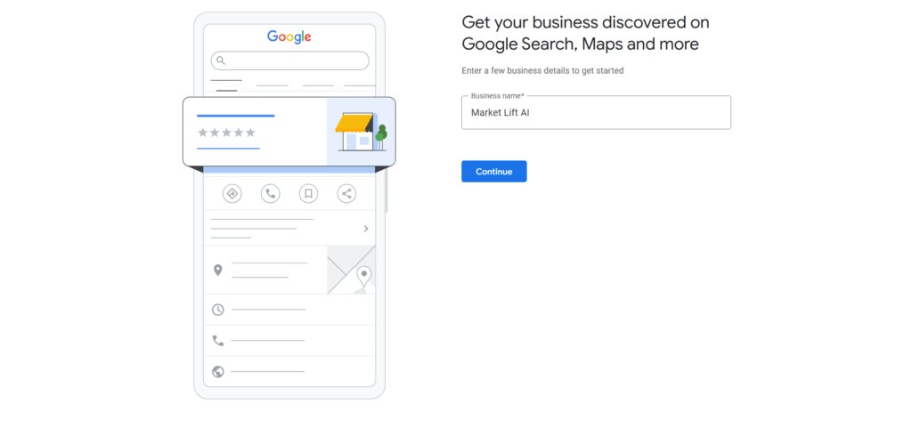 Your business name exactly as customers know it.