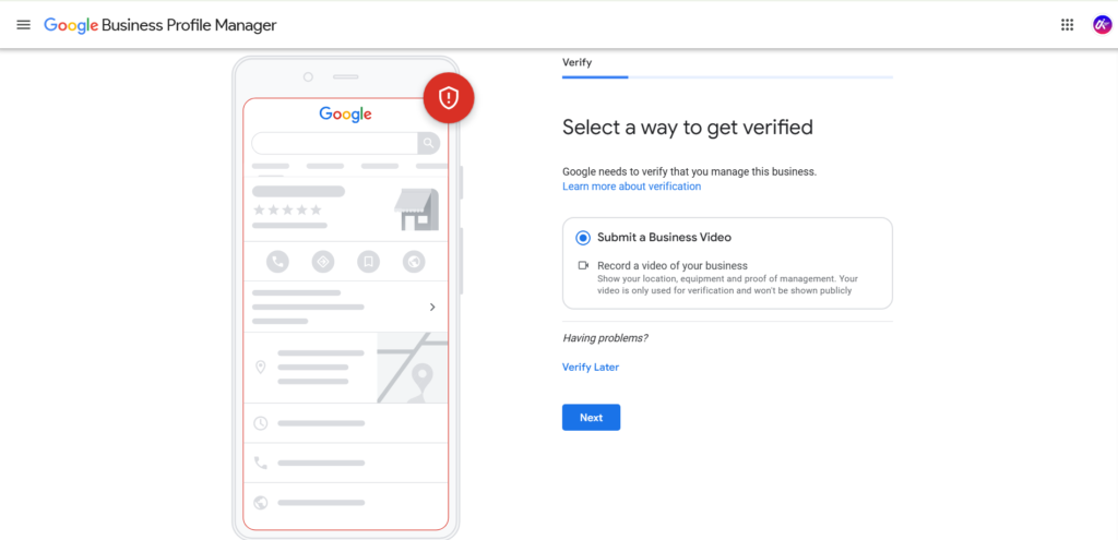 Google Requires Businesses to Verify Ownership.