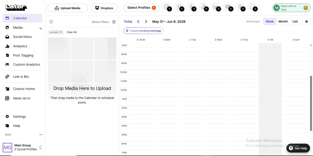 later screenshot