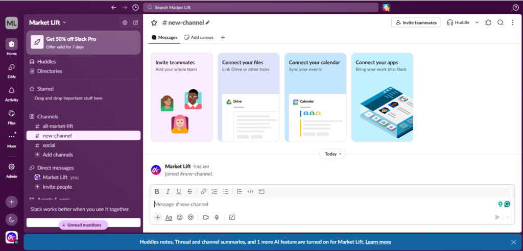 Best Guide on How to Make a Business Development Strategy Slack improves team collaboration and communication.